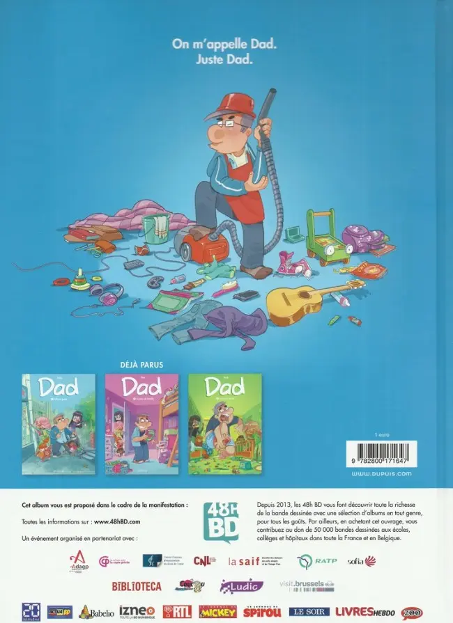 Verso de l'album Dad Tome 1 Filles à papa