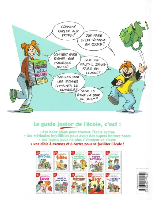 Verso de l'album Les guides junior Tome 5 Le guide junior de l'école