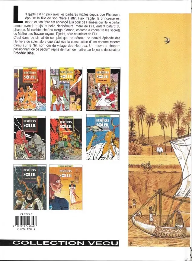 Verso de l'album Les Héritiers du soleil Tome 7 L'architecte immobile