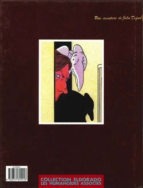 Verso de l'album L'Incal Tome 3 Ce qui est en bas