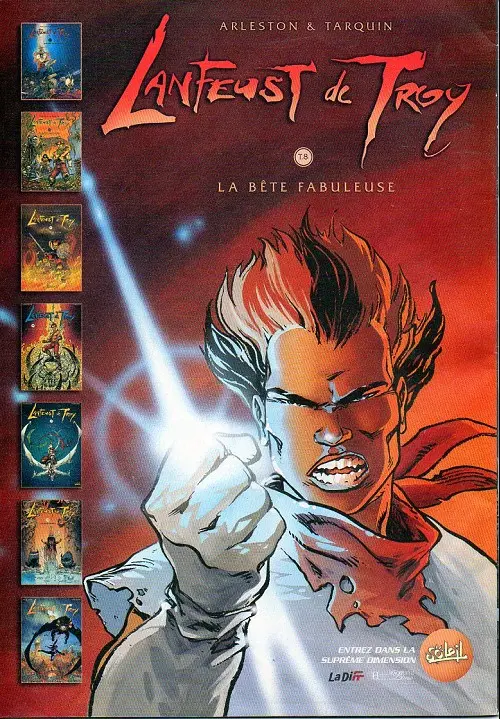 Verso de l'album Lanfeust de Troy Tome 1 L'ivoire du Magohamoth