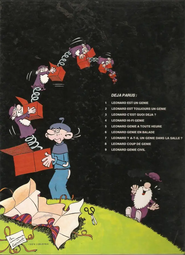 Verso de l'album Léonard Tome 6 Génie en balade