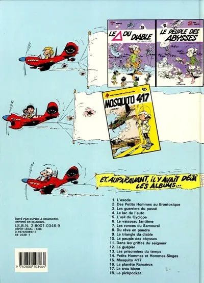 Verso de l'album Les Petits hommes Tome 2 Des petits hommes au brontoxique