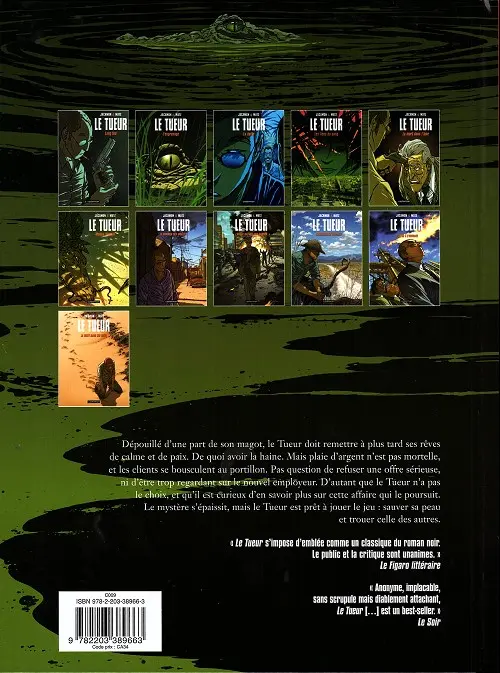 Verso de l'album Le Tueur Tome 3 La dette