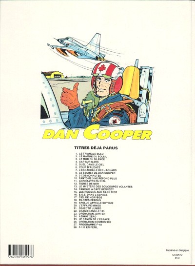 Verso de l'album Les aventures de Dan Cooper Tome 28 F-111 en péril