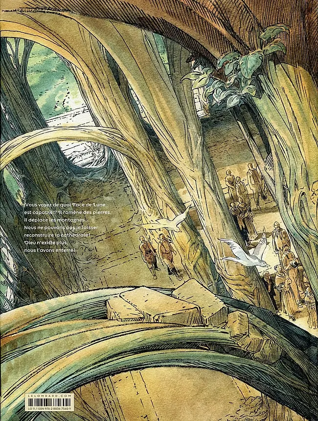 Verso de l'album Face de lune 2