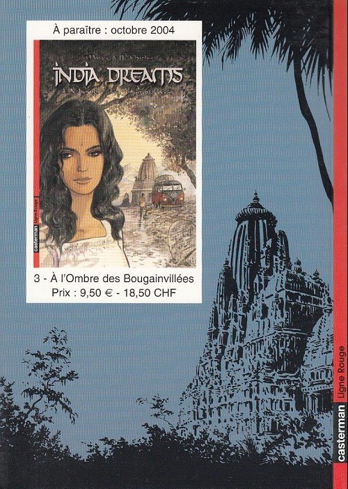 Verso de l'album À Propos Tome 14 À propos de India Dreams