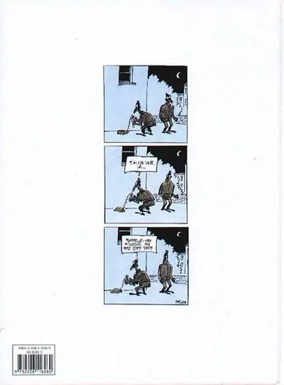Verso de l'album Jack Palmer Tome 12 L'enquête corse