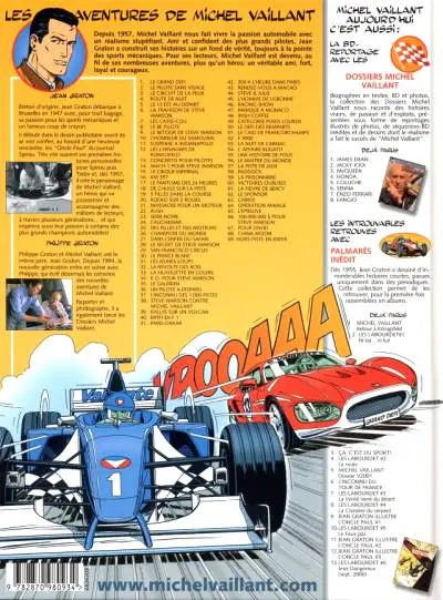 Verso de l'album Michel Vaillant Tome 69 Hors-piste en enfer