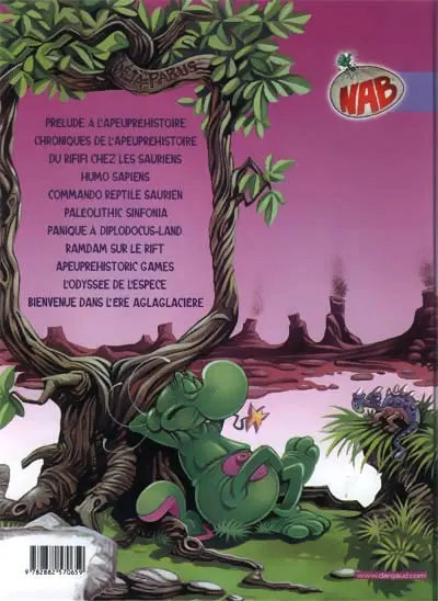 Verso de l'album Nabuchodinosaure Tome 11 Bienvenue dans l'ère aglaglacière