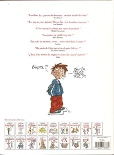 Verso de l'album La Vérité sur... Tome 41 Les ados