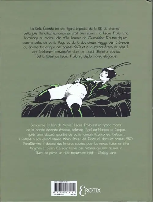 Verso de l'album La Belle Éplorée et autres histoires