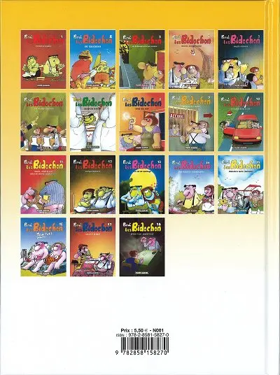 Verso de l'album Les Bidochon Petit format Tome 8 Vent du soir