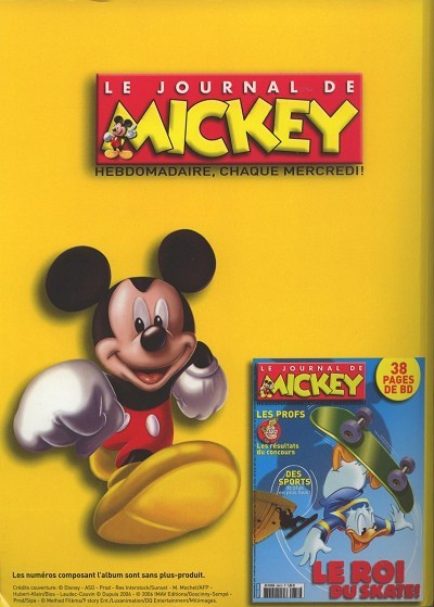 Verso de l'album Le Journal de Mickey Album N° 216
