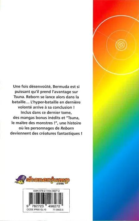 Verso de l'album Mon prof le tueur - Reborn ! 42 Voilà Ciao Ciao !