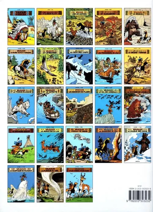 Verso de l'album Yakari Tome 23 Yakari et les cornes fourchues