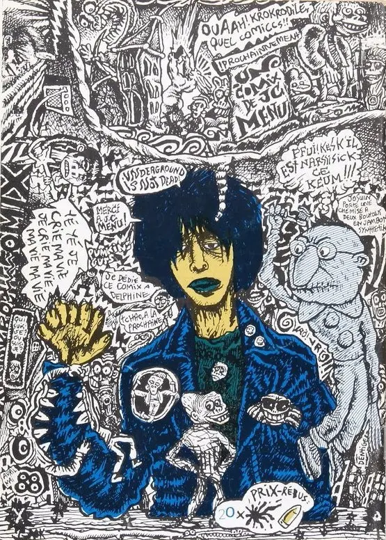 Verso de l'album Krokrodile Comix I