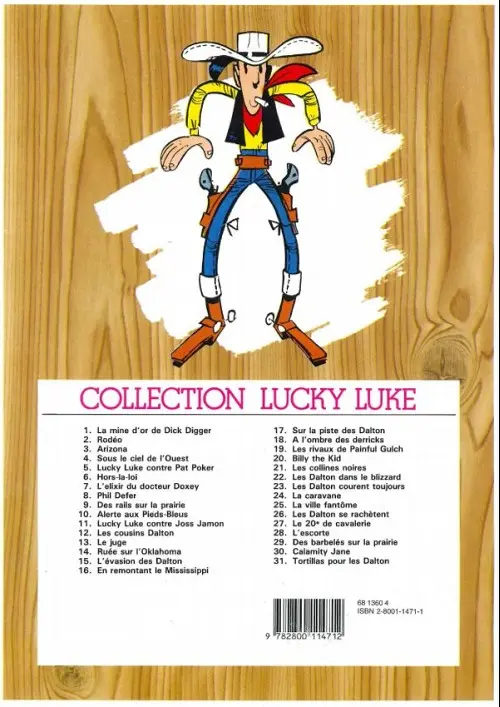 Verso de l'album Lucky Luke Tome 31 Tortillas pour les Dalton