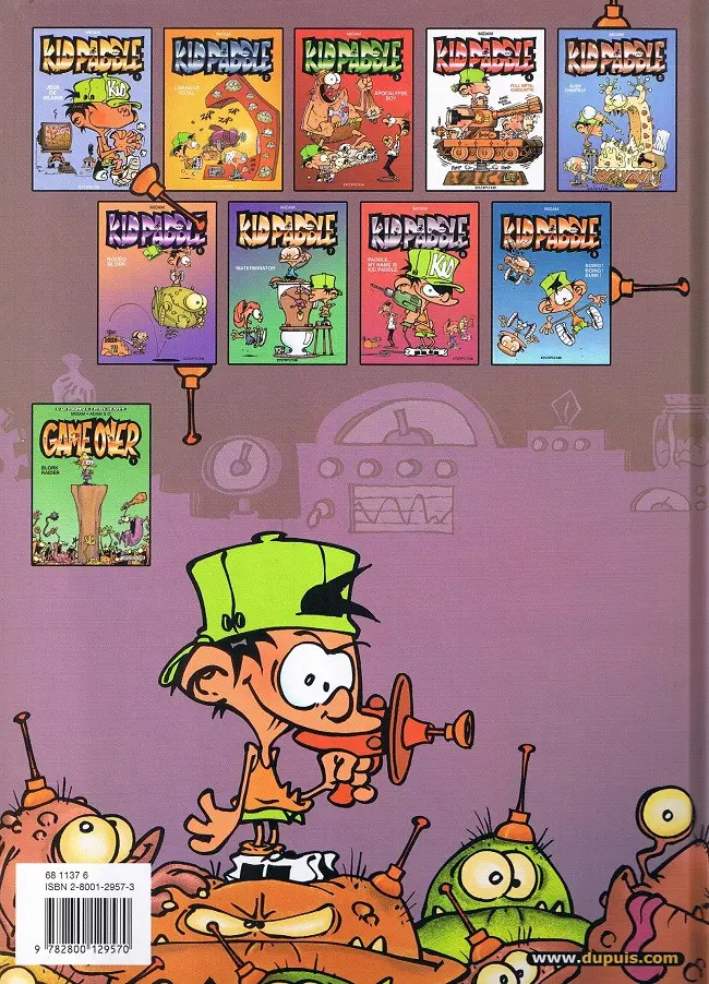 Verso de l'album Kid Paddle Tome 6 Rodéo Blork