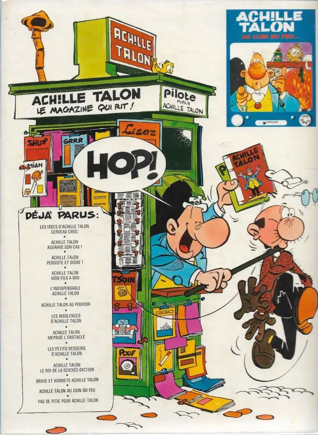 Verso de l'album Achille Talon Tome 5 L'indispensable Achille Talon