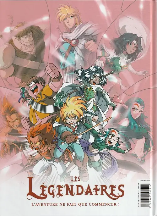 Verso de l'album Les Légendaires Tome 4 Le réveil du kréa-kaos