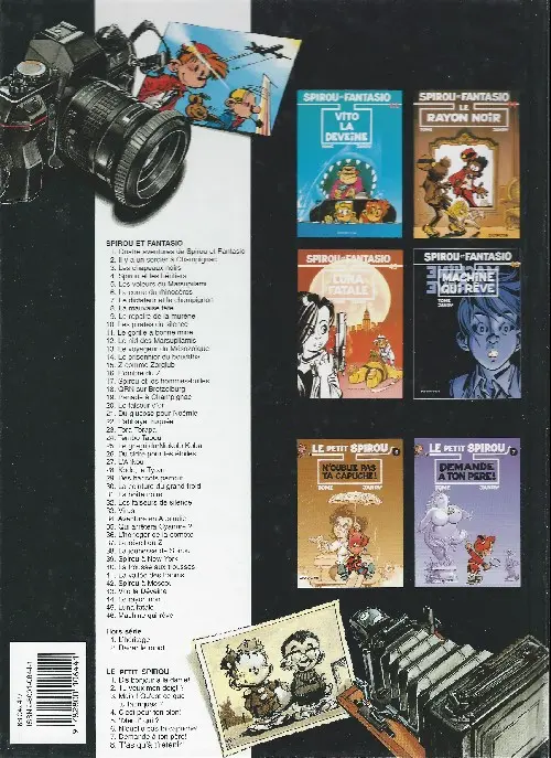 Verso de l'album Spirou et Fantasio Tome 28 Kodo le tyran