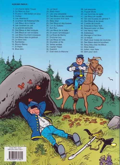 Verso de l'album Les Tuniques Bleues Tome 45 Émeutes à New York