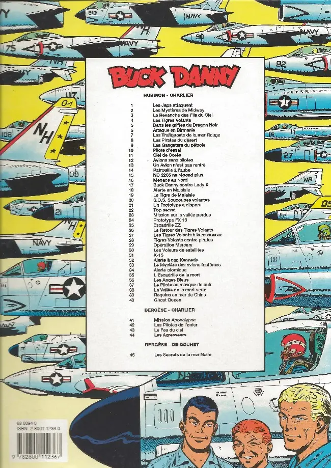 Verso de l'album Buck Danny Tome 40 La Reine fantôme - Ghost Queen