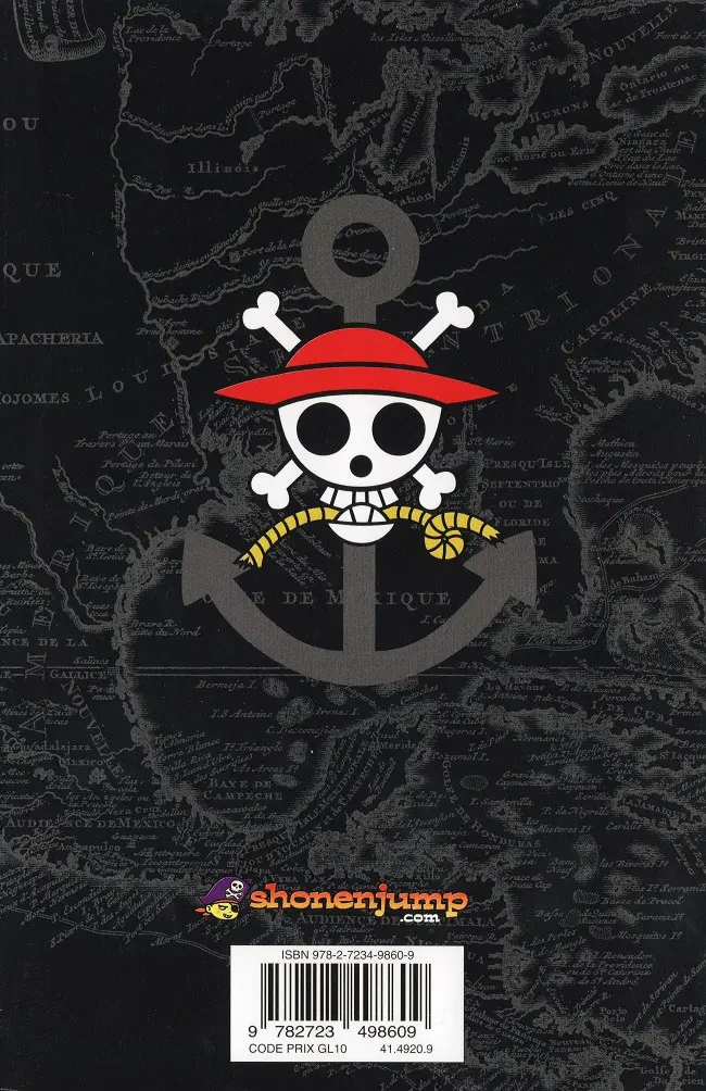 Verso de l'album One Piece Tome 32 Love song