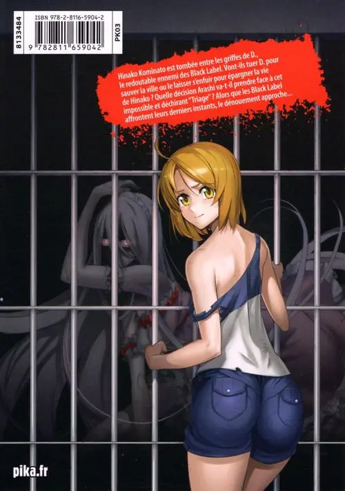 Verso de l'album Triage X 20