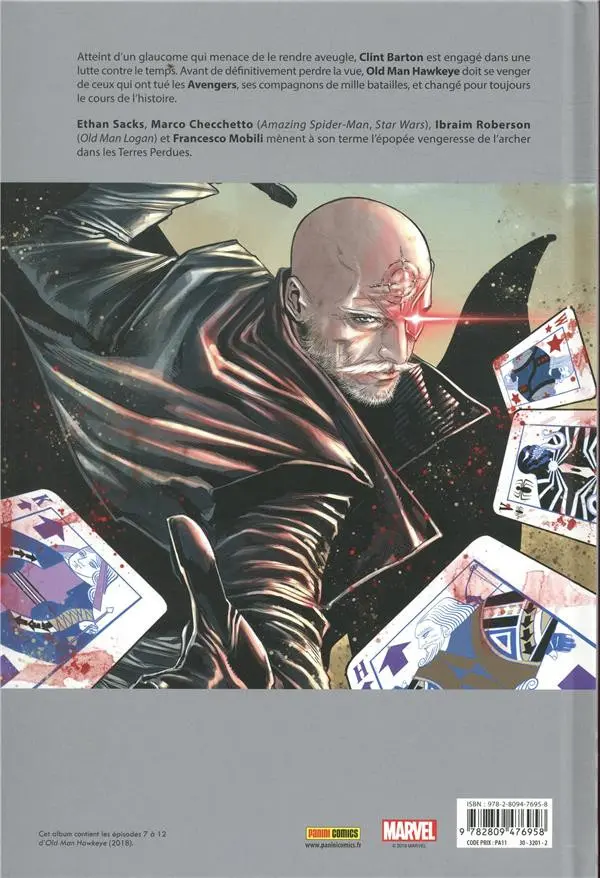 Verso de l'album Old Man Hawkeye Tome 2 Justice aveugle
