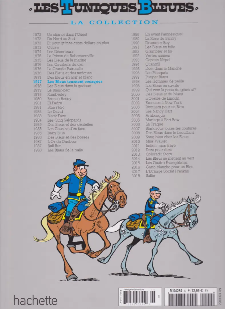 Verso de l'album Les Tuniques Bleues La Collection (Hachette) Tome 6 Les bleus tournent cosaques