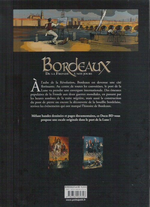 Verso de l'album Bordeaux Tome 2 De la fronde à nos jours - du xviie siècle au xxie siècle