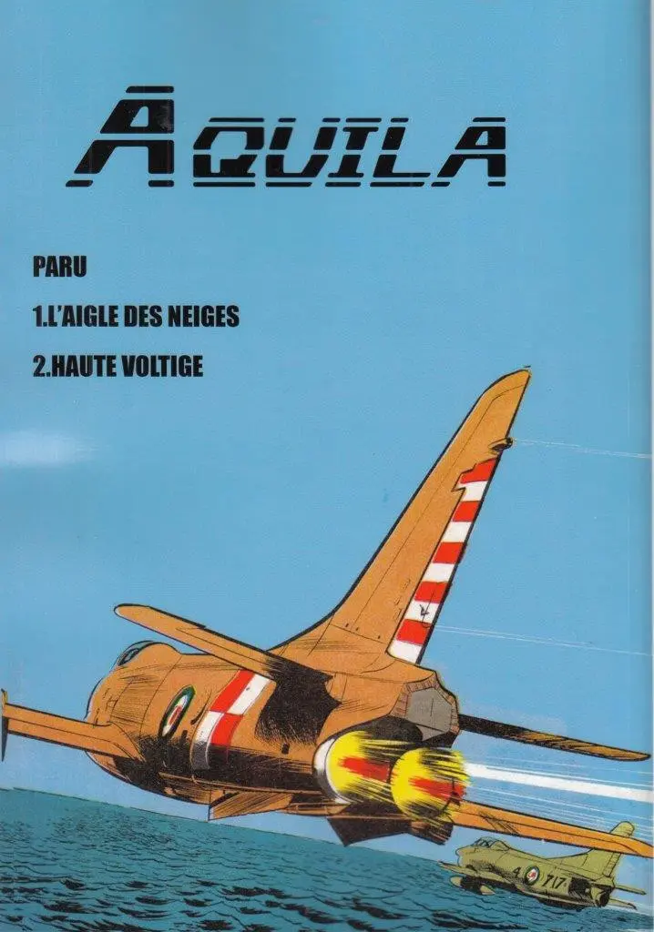 Verso de l'album Aquila Tome 2 Haute Voltige