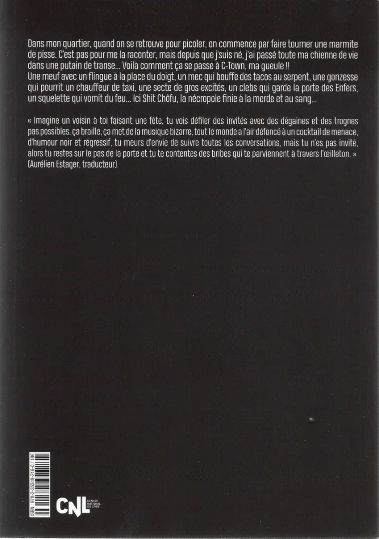 Verso de l'album Shit Chofu