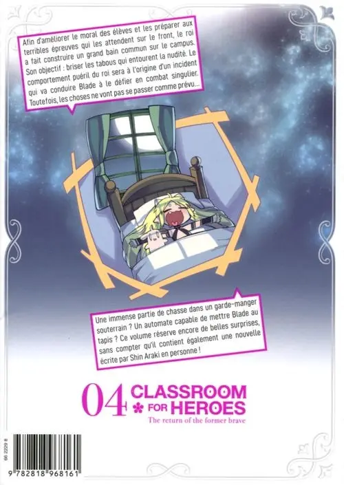 Verso de l'album Classroom for Heroes 04