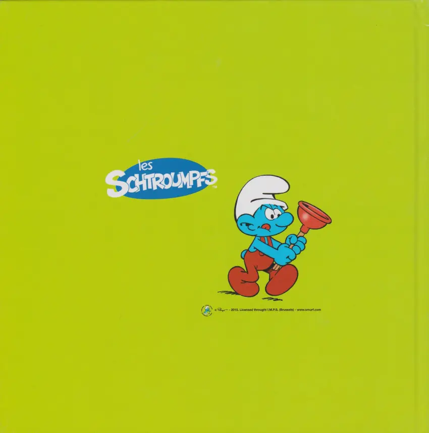 Verso de l'album Les schtroumpfs - À la découverte des métiers ! 49 Le Schtroumpf Plombier