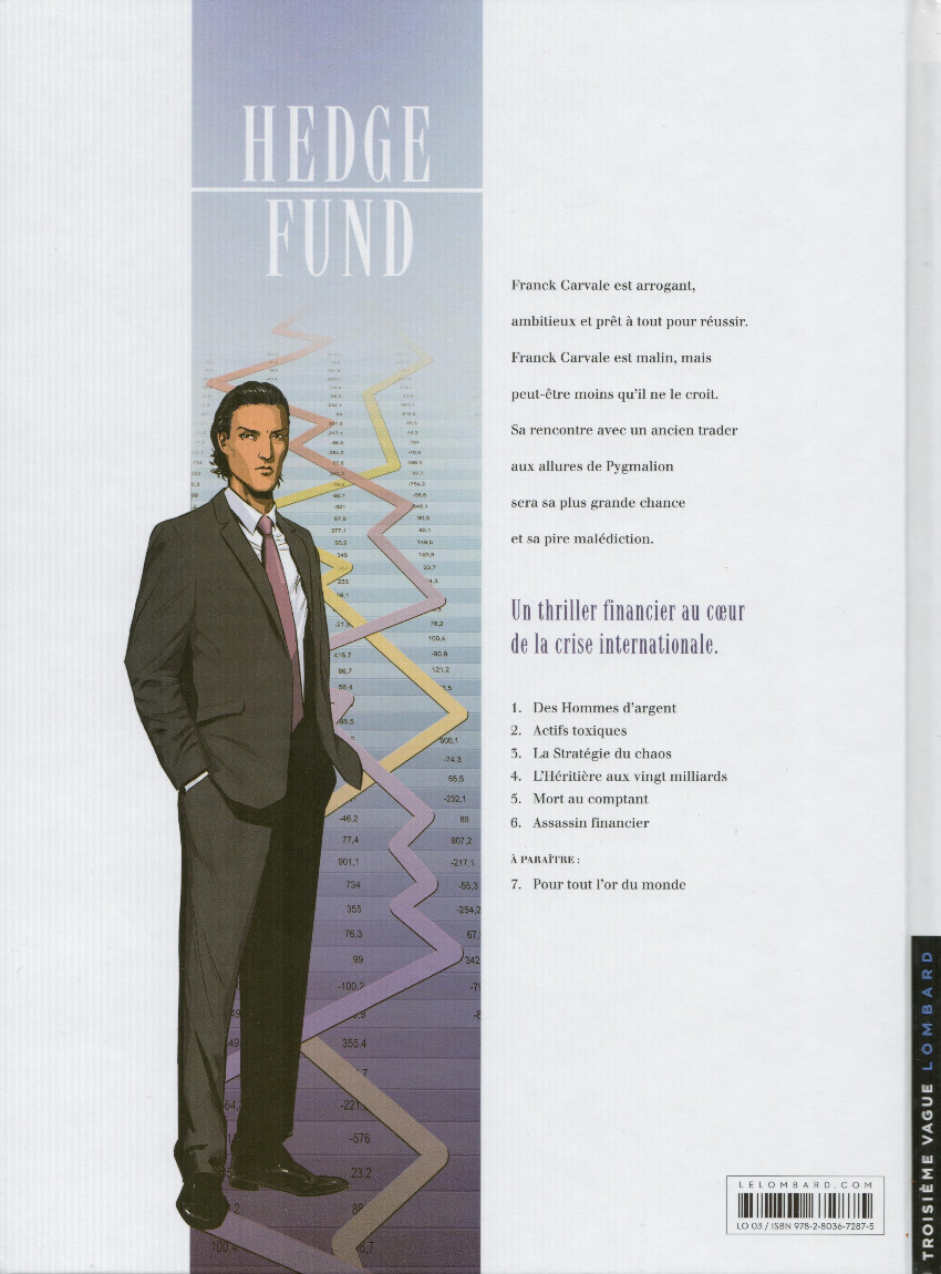 Verso de l'album Hedge Fund Tome 6 Assassin financier