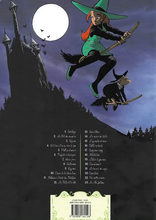 Verso de l'album Mélusine Tome 19 L'élixir de jouvence