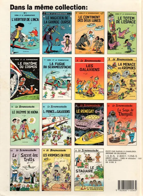Verso de l'album Le Scrameustache Tome 14 Les Kromoks en folie