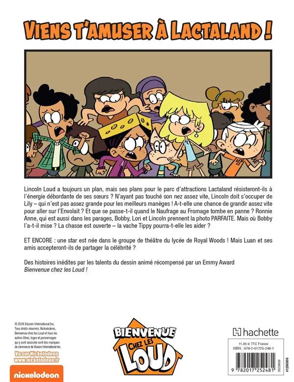 Verso de l'album Bienvenue chez les Loud Tome 19 Oh, la vache !