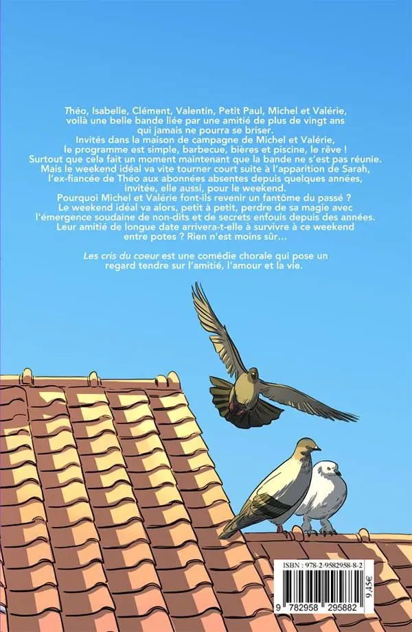 Verso de l'album Les cris du coeur