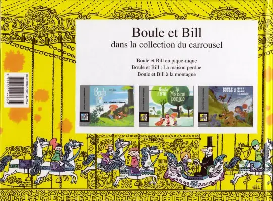 Verso de l'album Boule et Bill Tome 2 La maison perdue