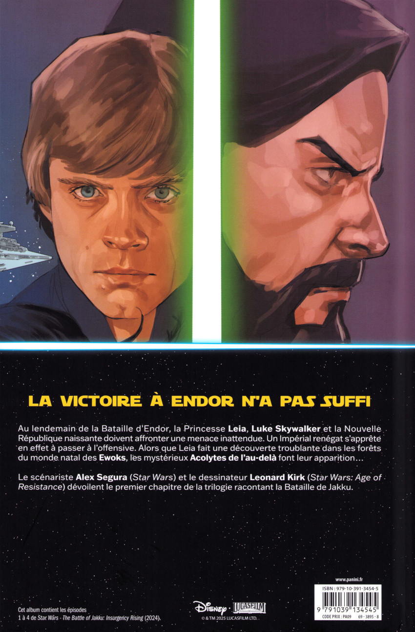 Verso de l'album Star Wars - La bataille de jakku Tome 1