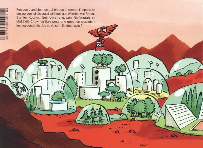 Verso de l'album La Conquête de Mars