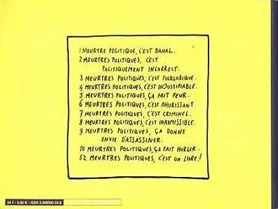 Verso de l'album Eliminations