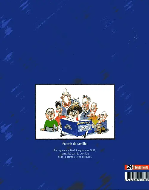 Verso de l'album Burki 03