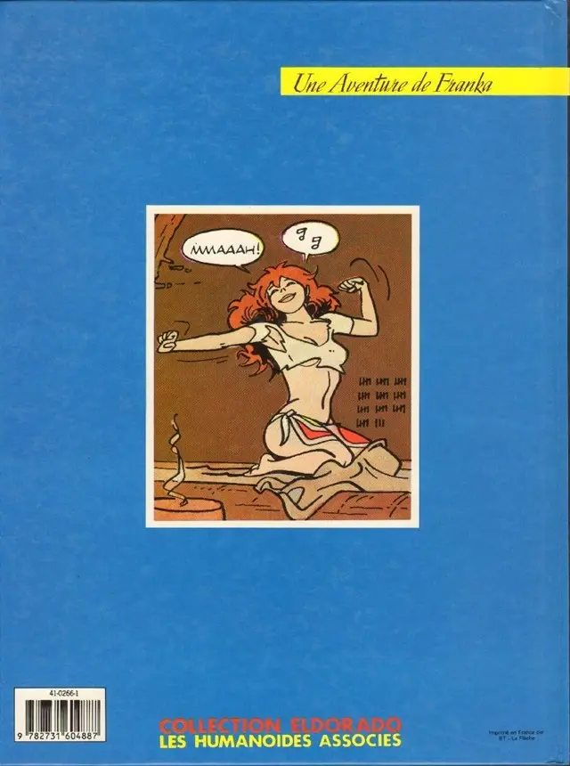 Verso de l'album Franka Les Humanoïdes Associés Tome 1 Les dents du dragon