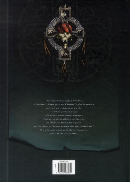 Verso de l'album Hannibal Meriadec et les larmes d'Odin Tome 4 Alamendez, chasseur et cannibale