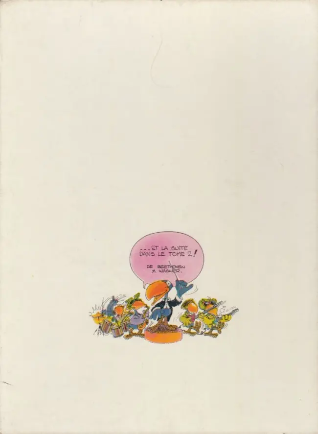 Verso de l'album Histoire de la musique Tome 1 De l'Antiquité à Mozart